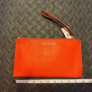 Michael Kors Bold Orange Clutch